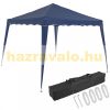 Popup pavilion folding pavilion dark blue 3x3 m beer tent 