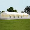 Rendezvénysátor sörsátor modern stílusú 6x12 méter, 72 m²-es fehér 