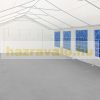 Rendezvénysátor sörsátor modern stílusú 6x12 méter, 72 m²-es fehér 