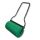 Lawn roller 57 cm wide grass roller lawn roller with water or sand 45l volume 