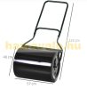 Lawn roller 57 cm wide grass roller lawn roller with water or sand 60l volume 