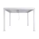 Pergola 220x300x300 cm kerti pavilon 11 cm alumínium keret viharálló fehér