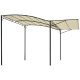 Pergola 300x250x200-250 cm wall-mounted garden pavilion with canopy weatherproof beige