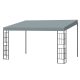 Pergola 398x298x250 cm garden gazebo gray terrace gazebo