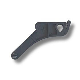   Lamella forgatókar, jobb oldali, alkatrész nyitható tetejű alumínium pergolához