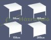 Privacy screen for slatted aluminum pergola, 3-meter wind deflector shade gray color on the short side