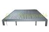 Lamellar aluminum pergola 3x3 meters with shade opening roof garden pavilion anthracite color