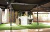 Lamellás aluminium pergola 3x4 méter árnyékoló nyitható tetővel kerti pavilon antracit szín
