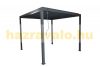 Lamellar aluminum pergola 4x3 meters with shade openable roof garden pavilion anthracite color