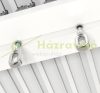 Lamellar aluminum pergola 6x3 meters with shade openable roof garden pavilion white color
