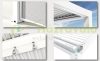 Lamellar aluminum pergola 6x3 meters with shade openable roof garden pavilion white color