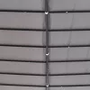 Terasztető 297x297 cm falhoz rögzíthető pergola fém vázas, UV-álló, vízlepergető poliészter tetővel, ívelt kialakítással, szürke
