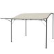 Féltető 300x250 cm pergola lehajtható tetőbővítéssel időjárásálló, krémfehér
