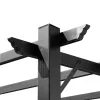 Pergola állítható szövettetővel 300x400 cm alumínium vázzal vízlepergető és UV-álló árnyékoló szürke-barna
