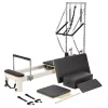 Reformer Pilates 245x76x201 cm alumínium vázas prémium pilates ágy otthoni és stúdió edzéshez