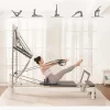 Reformer Pilates 245x76x201 cm alumínium vázas prémium pilates ágy otthoni és stúdió edzéshez