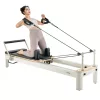 Reformer Pilates gép 245x71x93 cm alumínium vázas reformer ágy otthoni és stúdió edzéshez