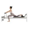 Reformer Pilates gép 245x71x93 cm alumínium vázas reformer ágy otthoni és stúdió edzéshez