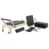 Reformer Pilates gép 245x71x93 cm alumínium vázas reformer ágy otthoni és stúdió edzéshez