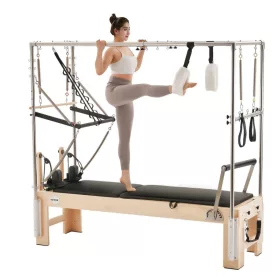   Fa Reformer Pilates gép juharfából készült pilates ágy otthonra és stúdióba