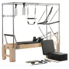 Fa Reformer Pilates gép juharfából készült pilates ágy otthonra és stúdióba