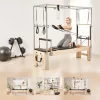 Fa Reformer Pilates gép juharfából készült pilates ágy otthonra és stúdióba