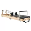 Összecsukható Reformer Pilates gép tömör juharfából 181,44 kg teherbírású reformer pad otthoni edzéshez