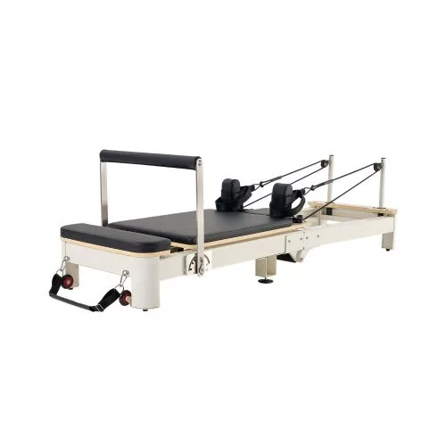 Összecsukható Reformer Pilates gép 221,5x70x83 cm alumínium vázas, prémium otthoni és stúdió edzéshez