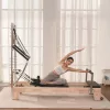 Reformer Pilates 243x73x199 cm fa vázas pilates ágy otthonra és stúdióba