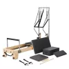 Fa Reformer Pilates juharfából készült prémium pilates ágy otthoni és stúdió edzéshez