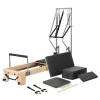 Fa Reformer Pilates juharfából készült prémium pilates ágy otthoni és stúdió edzéshez