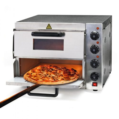 Kétszintes ipari pizzasütő kemence rozsdamentes acél 3000W