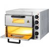 Two-level industrial pizza oven stainless steel 3000W professional pizza oven