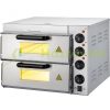 Two-level industrial pizza oven stainless steel 3000W professional pizza oven