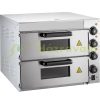 Two-level industrial pizza oven stainless steel 3000W professional pizza oven