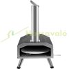 Portable Outdoor Pizza Oven for 304.8mm Pizza Gas and Wood Pellet Charcoal Pizza Oven with Accessories