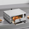 Pizza oven outdoor oven 76x44x54 cm stainless steel pizza oven foldable with four legs