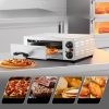 Pizza oven outdoor oven 76x44x54 cm stainless steel pizza oven foldable with four legs