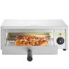 Commercial pizza oven 305mm stainless steel electric oven with 1 rotary knob