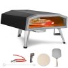 Portable outdoor pizza oven for 406.4 mm pizza gas stainless steel with pizza oven accessories