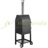 Outdoor pizza oven 30 cm pizza size garden pizza oven 458x464x1418 mm 500 °C garden stove