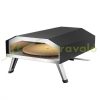 Outdoor gas pizza oven 51x73x25 cm stainless steel pizza oven