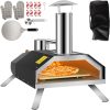 Pizza oven outdoor oven 76x44x54 cm stainless steel pizza oven foldable with four legs