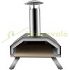 Pizza oven outdoor oven 76x44x54 cm stainless steel pizza oven foldable with four legs