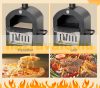 Pizza oven BBQ 3-level grill oven 63x54x161 cm