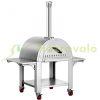 Wood-burning pizza oven stainless steel industrial pizza oven outdoor pizza oven cart