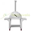 Wood-burning pizza oven stainless steel industrial pizza oven outdoor pizza oven cart