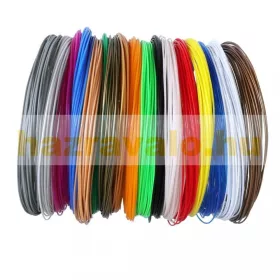   Kék PLA 20 m környezetbarát huzal 3D nyomtató tollhoz filament