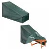 Tarpaulin for sunbed 144x57x92 cm Weatherproof and tear-resistant protective cover for garden furniture