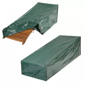   Takaróponyva napozóágyhoz 197x66x32/60 cm időjárásálló és szakadásálló védőborítás kerti bútorokhoz